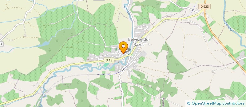 localisation de l'entreprise SCI ASENSI GIRARD  BELVEZE-DU-RAZES