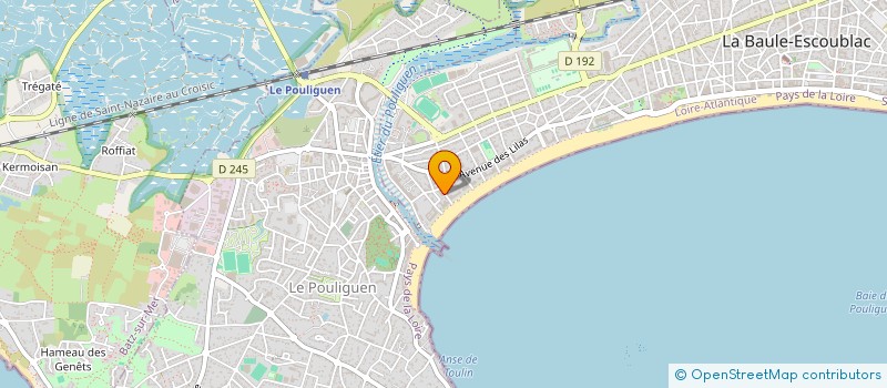 localisation de l'entreprise SCI ASEVEN  LA BAULE-ESCOUBLAC