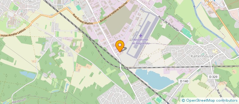 localisation de l'entreprise SCI ASF  HAGUENAU