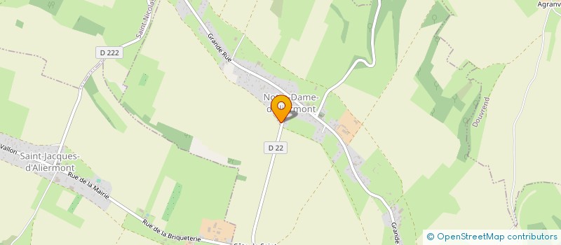 localisation de l'entreprise SCI ASF3D  NOTRE-DAME-D'ALIERMONT