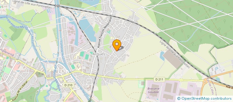 localisation de l'entreprise SCI ASG  ARQUES