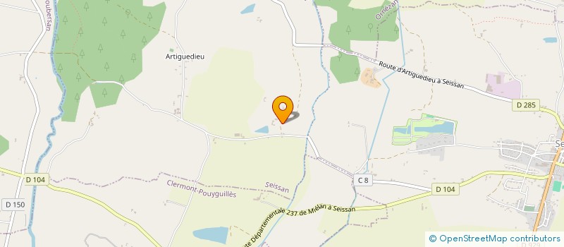localisation de l'entreprise SCI ASG DU MAGNOAC  SEISSAN