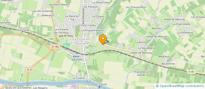 localisation de l'entreprise SCI ASGAL  CIVRAY-DE-TOURAINE