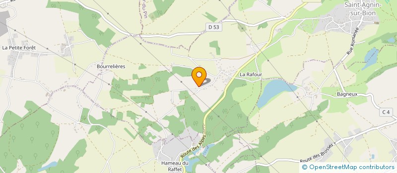 localisation de l'entreprise SCI ASGARD 2020  SAINT-AGNIN-SUR-BION