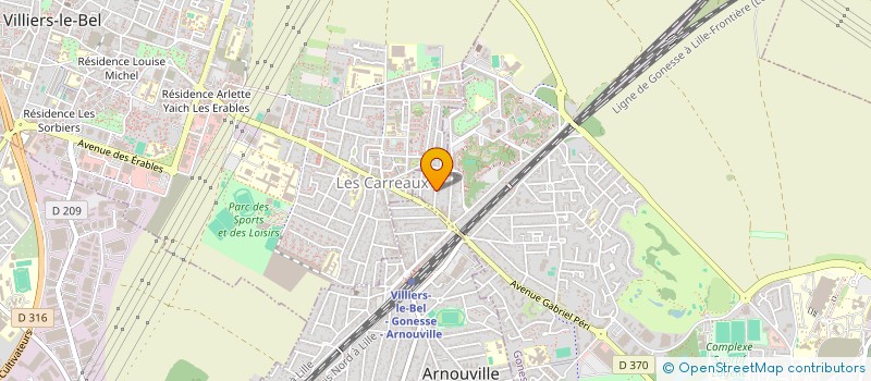 localisation de l'entreprise SCI ASGHAR  GONESSE