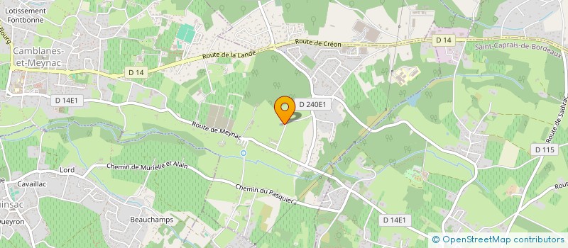 localisation de l'entreprise SCI ASGREGP  CAMBLANES-ET-MEYNAC