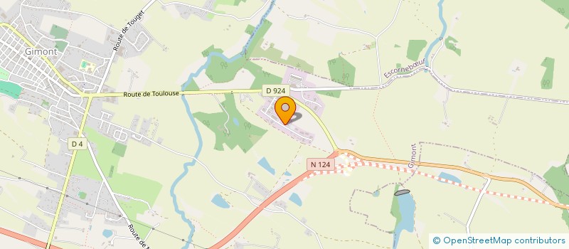 localisation de l'entreprise SCI ASH  GIMONT
