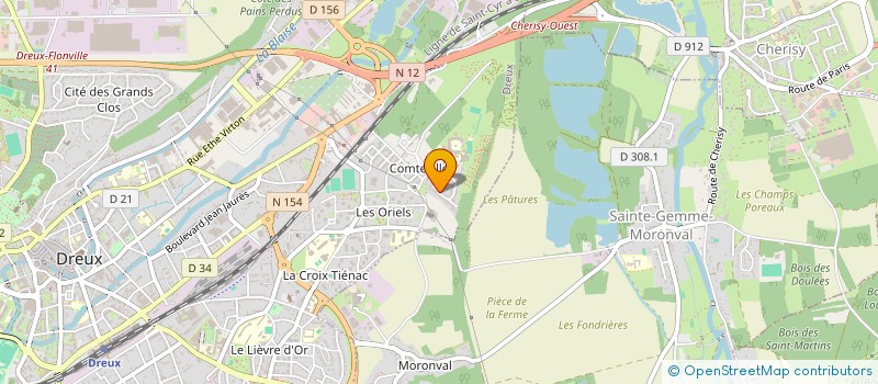 localisation de l'entreprise SCI ASH à DREUX