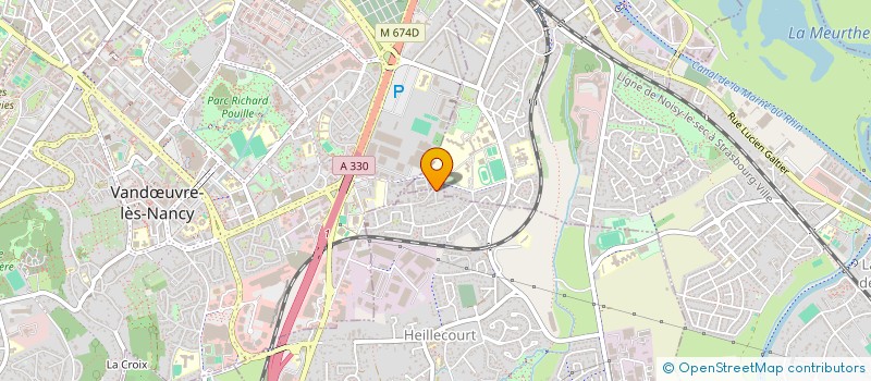 localisation de l'entreprise SCI ASH MEDANTAL  HEILLECOURT