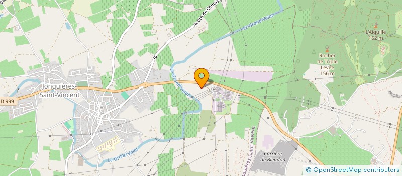 localisation de l'entreprise SCI ASHA  JONQUIERES-SAINT-VINCENT