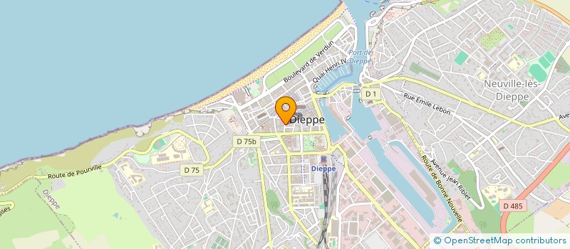 localisation de l'entreprise SCI ASHDE  DIEPPE