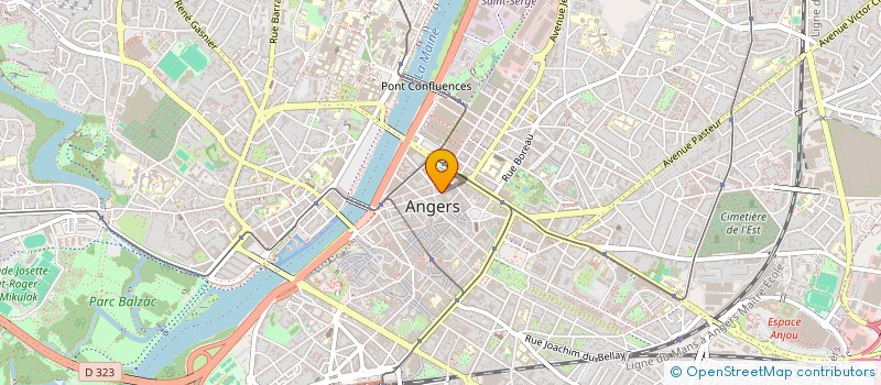 localisation de l'entreprise SCI ASHIQ à ANGERS