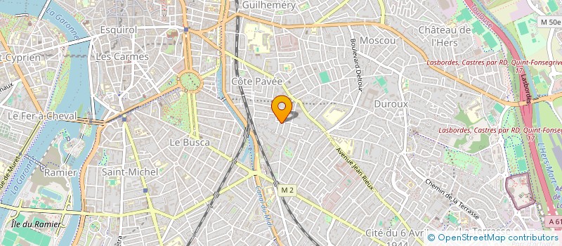 localisation de l'entreprise SCI ASHOKA à TOULOUSE