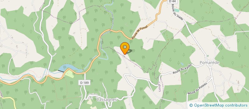 localisation de l'entreprise SCI ASHOKA  CASSAGNES