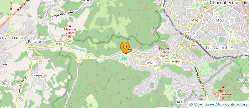 localisation de l'entreprise SCI ASHWICKE  ROYAT