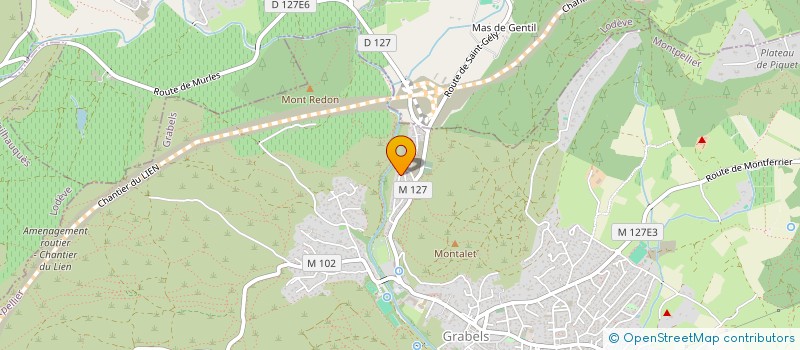 localisation de l'entreprise SCI ASI  GRABELS