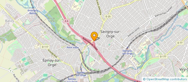 localisation de l'entreprise SCI ASI à SAVIGNY-SUR-ORGE