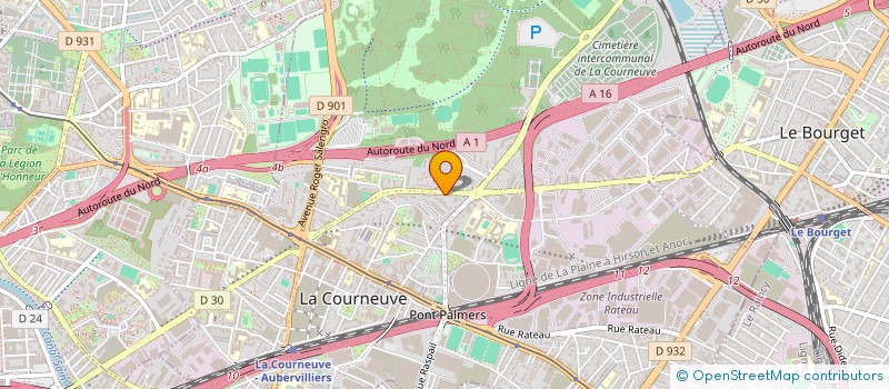 localisation de l'entreprise SCI ASIA EUROPA à LA COURNEUVE