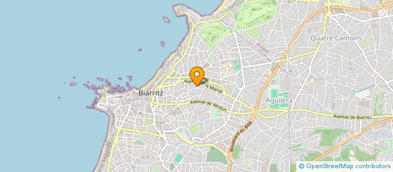 localisation de l'entreprise SCI ASIE ATLANTIQUE à BIARRITZ