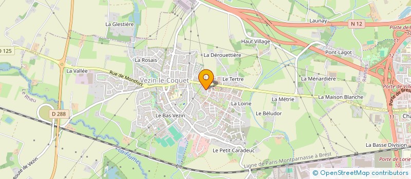 localisation de l'entreprise SCI ASILA KANAT  VEZIN-LE-COQUET