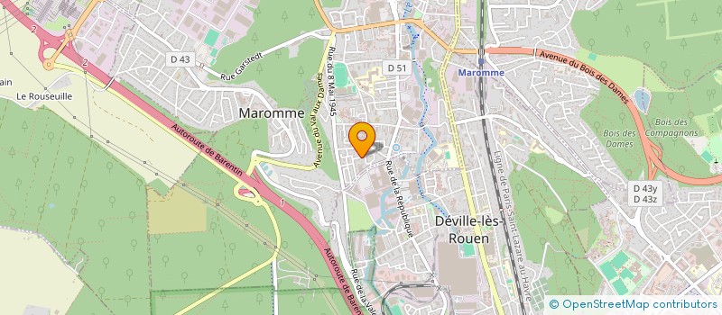 localisation de l'entreprise SCI ASIMMO  MAROMME