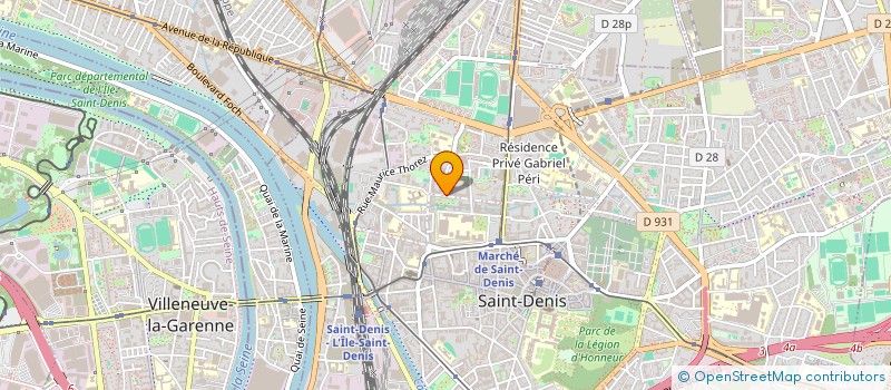 localisation de l'entreprise SCI ASIMMO  SAINT-DENIS