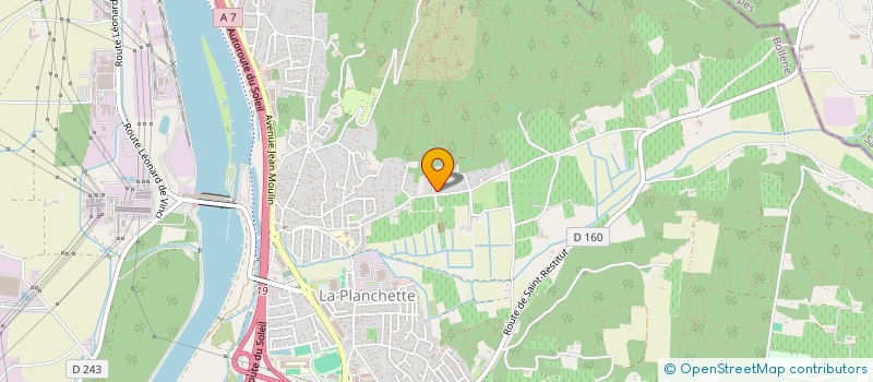 localisation de l'entreprise SCI ASIN  BOLLENE