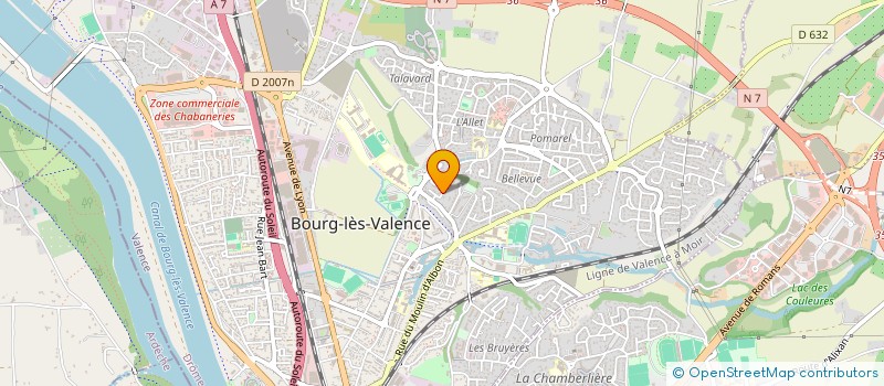 localisation de l'entreprise SCI ASK  BOURG-LES-VALENCE