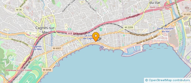 localisation de l'entreprise SCI ASK à CAGNES-SUR-MER
