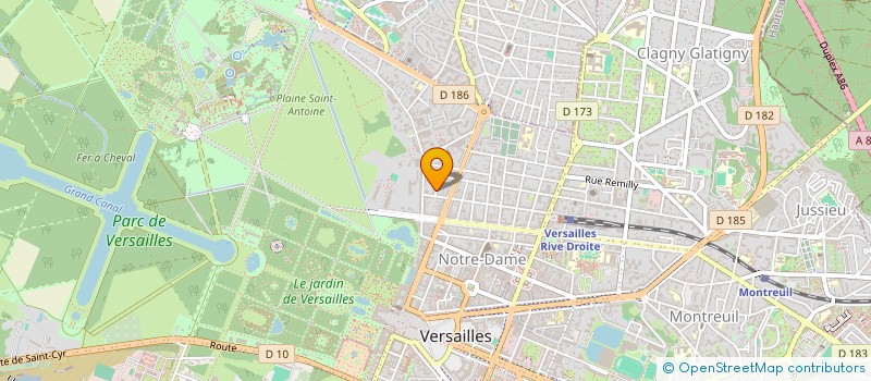 localisation de l'entreprise SCI ASK à VERSAILLES