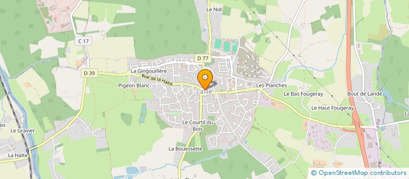 localisation de l'entreprise SCI ASK  LAILLE