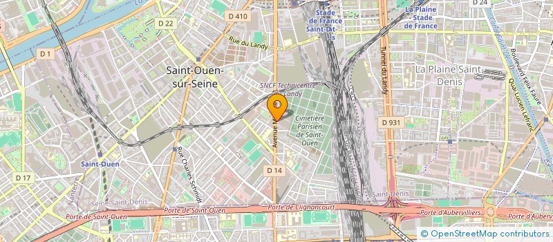 localisation de l'entreprise SCI ASKHAR à SAINT-OUEN-SUR-SEINE