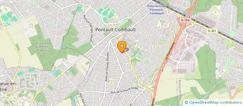 localisation de l'entreprise SCI ASKRI  PONTAULT-COMBAULT