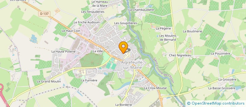 localisation de l'entreprise SCI ASL  AIGREFEUILLE-SUR-MAINE