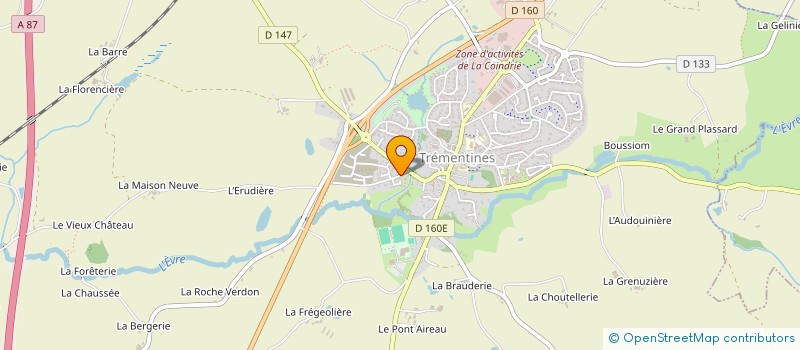 localisation de l'entreprise SCI ASL  TREMENTINES