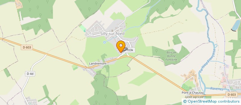 localisation de l'entreprise SCI ASL 88  SILLY-SUR-NIED