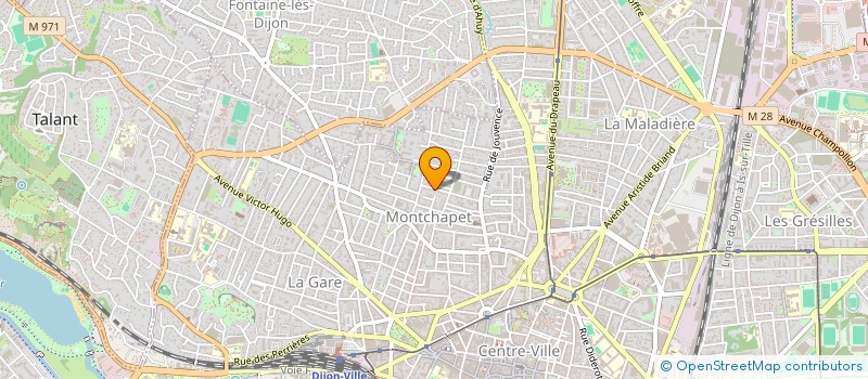 localisation de l'entreprise SCI-ASL à DIJON