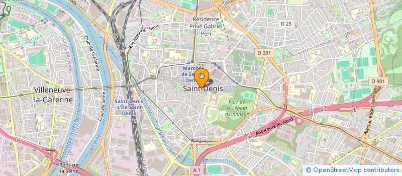 localisation de l'entreprise SCI ASLA à SAINT-DENIS
