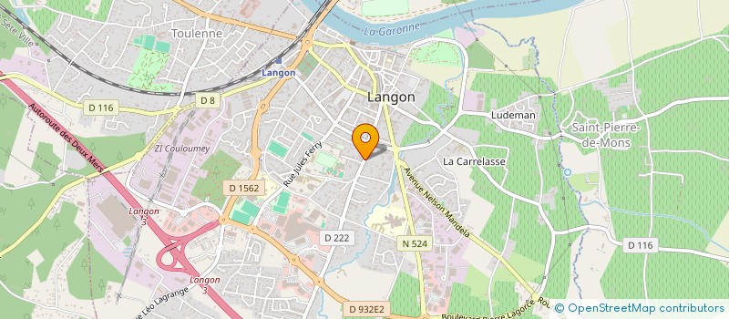 localisation de l'entreprise SCI ASLA à LANGON