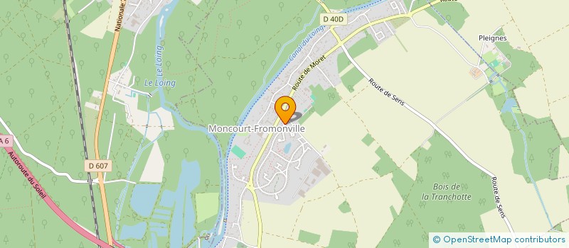 localisation de l'entreprise SCI ASLAN  NEMOURS