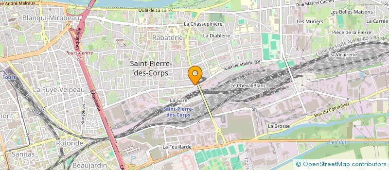 localisation de l'entreprise SCI ASLAN  SAINT-PIERRE-DES-CORPS