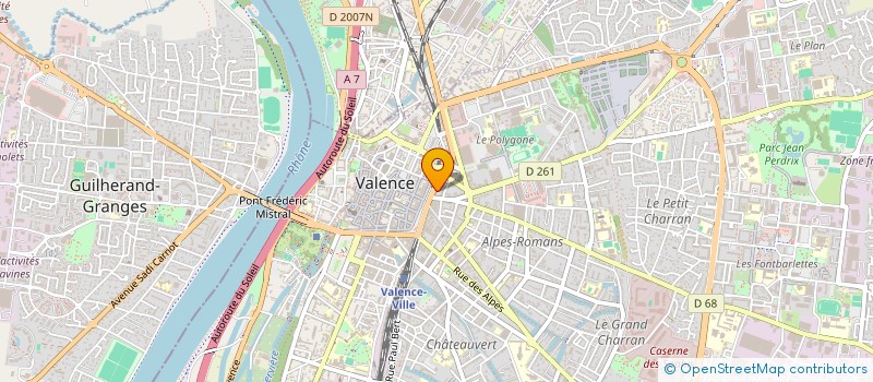 localisation de l'entreprise SCI ASLAN  VALENCE