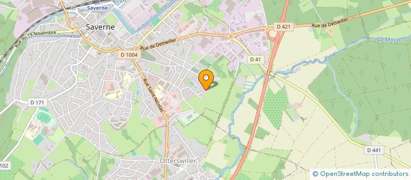 localisation de l'entreprise SCI ASLAN  SAVERNE