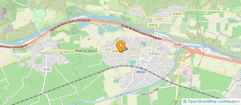 localisation de l'entreprise SCI ASLAND  MILLAS