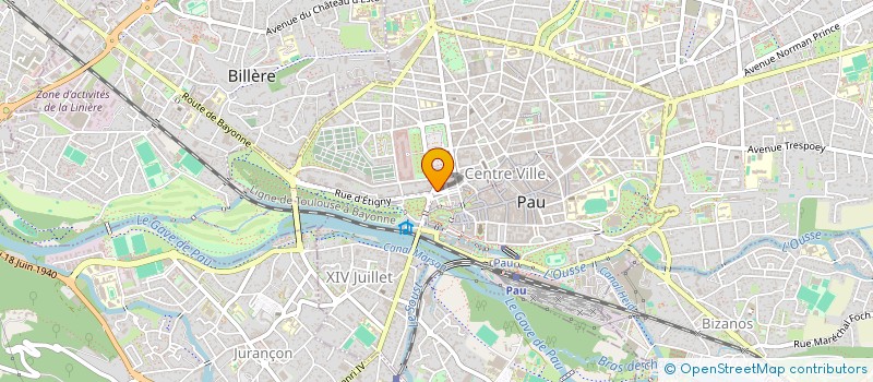 localisation de l'entreprise SCI ASLO à PAU