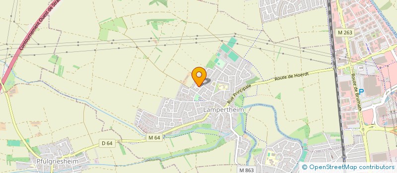 localisation de l'entreprise SCI ASLP  LAMPERTHEIM