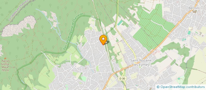 localisation de l'entreprise SCI ASM à SAINT-ISMIER