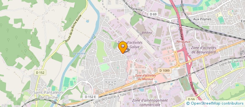 localisation de l'entreprise SCI ASM  SAINT-PANTALEON-DE-LARCHE