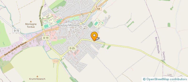 localisation de l'entreprise SCI ASM IMMO à BOULAY-MOSELLE