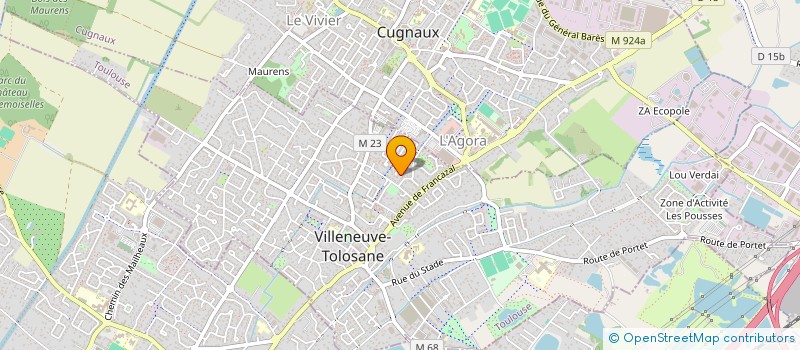 localisation de l'entreprise SCI ASM-PMG  CUGNAUX